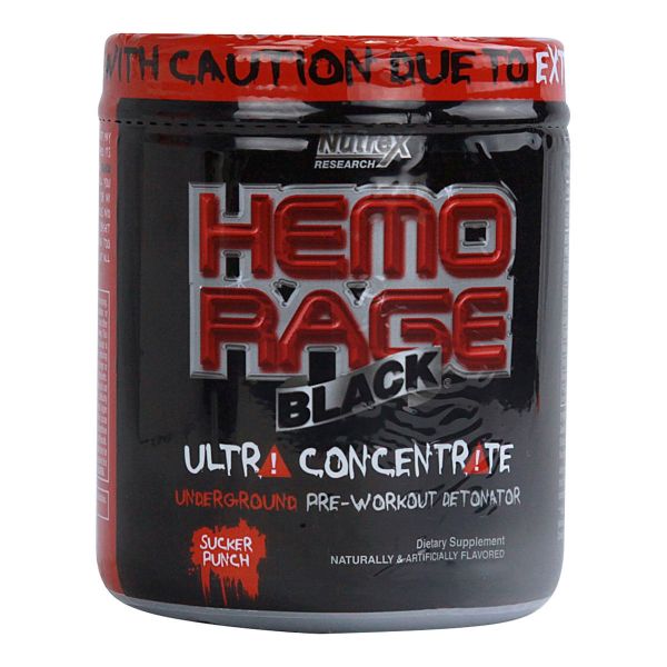 Hemo Rage Black 264g - Nutrex Research